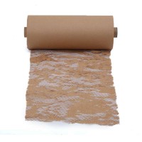 Void filling eco-environmentally  honeycomb kraft paper with chocolate color for protective packaging material